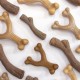 Nylabone Maximum Strength Tough Extreme Puppy Gourmet Bone Chew Toy, Adult Teeth, Continuous with Chicken and Peanut Butter, Small, for Puppies 0-11 kg, Twin Pack Nylabone Maximum Strength Tough Extreme Puppy Gourmet Bone Chew Toy, Adult Teeth, Continuous with Chicken and Peanut Butter, Small, for Puppies 0-11 kg, Twin Pack