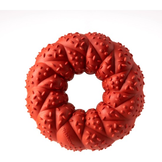 Nylabone, Natural Rubber Chew Toy for Dogs, Beef Flavour, Interactive Chew Toy, Hunting & Fetching for Medium Dogs up to 16 kg Nylabone, Natural Rubber Chew Toy for Dogs, Beef Flavour, Interactive Chew Toy, Hunting & Fetching for Medium Dogs up to 16 kg