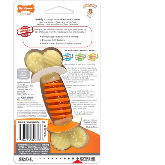 Nylabone Pro-Action Dental Chew, Large Nylabone Pro-Action Dental Chew, Large