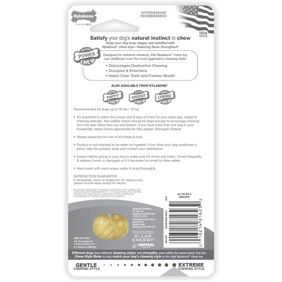 Nylabone Pro-Action Dental Chew, Large Nylabone Pro-Action Dental Chew, Large