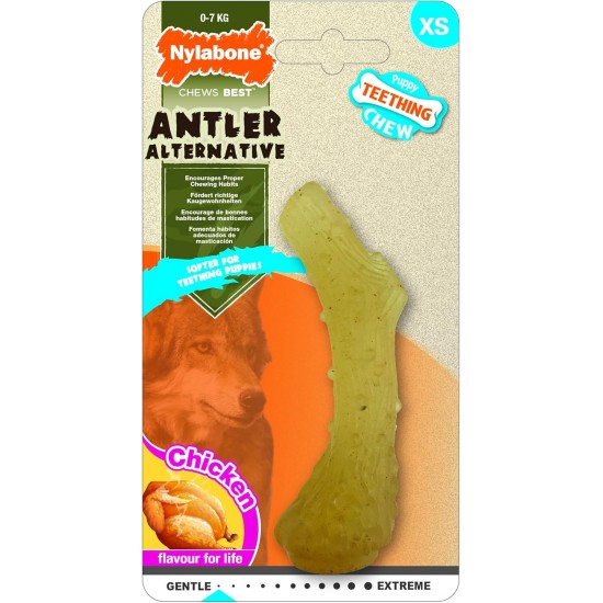 Nylabone Puppy Antler Dog Chew Nylabone Puppy Antler Dog Chew