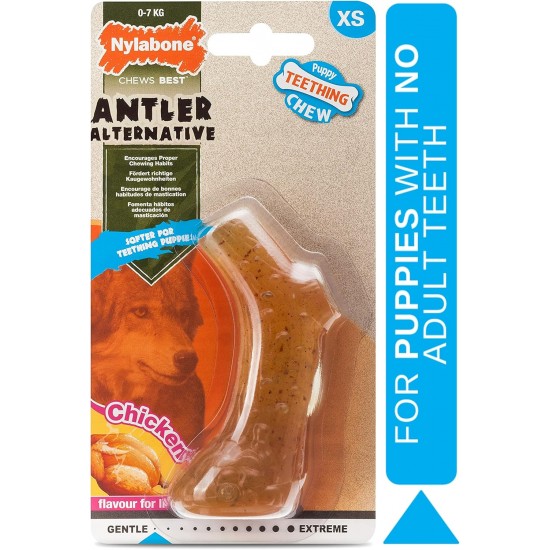Nylabone Puppy Antler Dog Chew Nylabone Puppy Antler Dog Chew