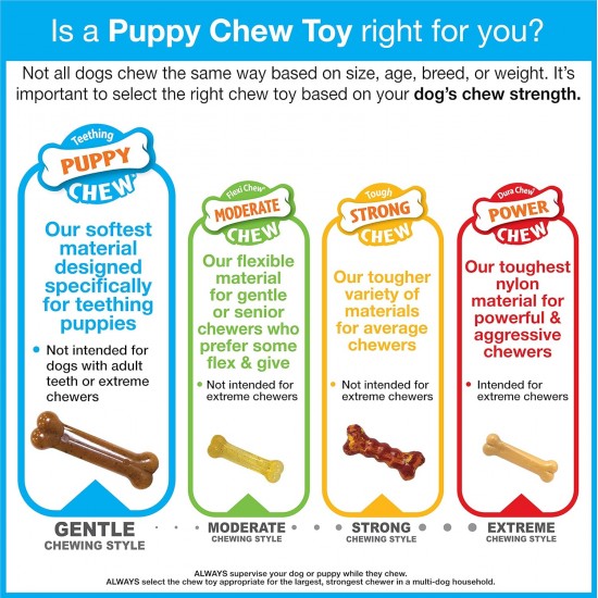 Nylabone Puppy Antler Dog Chew Nylabone Puppy Antler Dog Chew