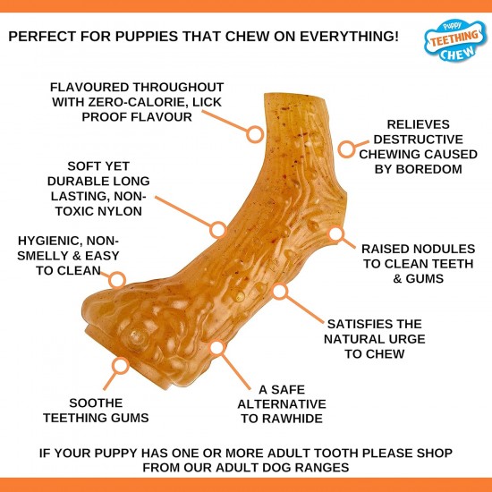 Nylabone Puppy Antler Dog Chew Nylabone Puppy Antler Dog Chew