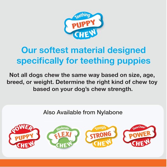 Nylabone Puppy Bone - Wolf Nylabone Puppy Bone - Wolf