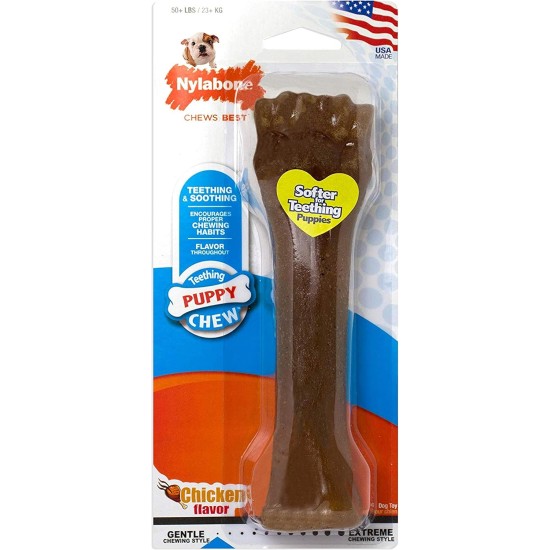 Nylabone Puppy Bone - Wolf Nylabone Puppy Bone - Wolf