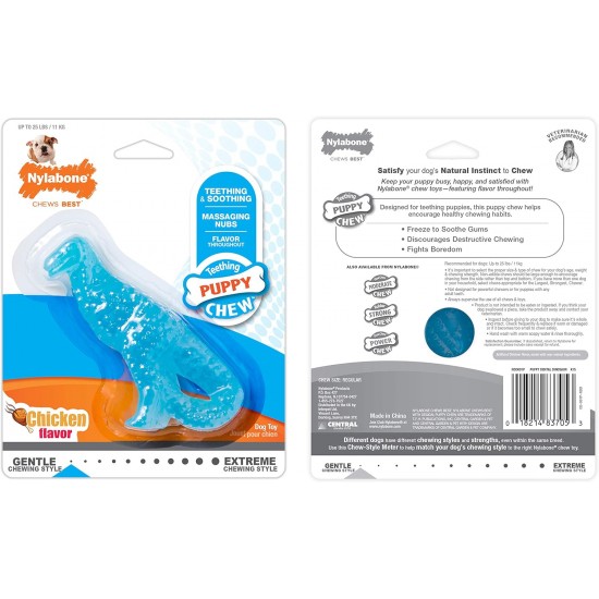 Nylabone Puppy Bone - Wolf Nylabone Puppy Bone - Wolf