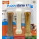 Nylabone, Puppy Chew Bone and Dental Care Toy for Teething Puppies, Soothing Chew Bone for Small Puppies up to 11 kg, for Gentle Chewing/Teething Dogs, Chicken and Peanut Butter, Pack of 2, Extra Nylabone, Puppy Chew Bone and Dental Care Toy for Teething Puppies, Soothing Chew Bone for Small Puppies up to 11 kg, for Gentle Chewing/Teething Dogs, Chicken and Peanut Butter, Pack of 2, Extra