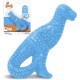 Nylabone, Puppy Chew Bone and Dental Care Toy for Teething Puppies, Soothing Chew Bone for Small Puppies up to 11 kg, for Gentle Chewing/Teething Dogs, Chicken Flavour, Dinosaur Shaped Nylabone, Puppy Chew Bone and Dental Care Toy for Teething Puppies, Soothing Chew Bone for Small Puppies up to 11 kg, for Gentle Chewing/Teething Dogs, Chicken Flavour, Dinosaur Shaped