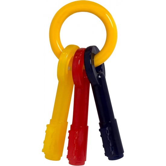 Nylabone, Puppy Chew Toy and Dental Care Toy for Teething Puppies Chew Toys for Small Puppies up to 11 kg, Gently Chewing/Teething Dogs, Bacon Flavour, Toy Ring for Puppies Nylabone, Puppy Chew Toy and Dental Care Toy for Teething Puppies Chew Toys for Small Puppies up to 11 kg, Gently Chewing/Teething Dogs, Bacon Flavour, Toy Ring for Puppies