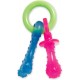 Nylabone, Puppy Chew Toy and Dental Care Toy for Teething Puppies Chew Toys for Small Puppies up to 11 kg, Gently Chewing/Teething Dogs, Bacon Flavour, Toy Ring for Puppies Nylabone, Puppy Chew Toy and Dental Care Toy for Teething Puppies Chew Toys for Small Puppies up to 11 kg, Gently Chewing/Teething Dogs, Bacon Flavour, Toy Ring for Puppies