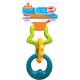 Nylabone, Puppy Chew Toy and Dental Care Toy for Teething Puppies Chew Toys for Small Puppies up to 11 kg, Gently Chewing/Teething Dogs, Bacon Flavour, Toy Ring for Puppies Nylabone, Puppy Chew Toy and Dental Care Toy for Teething Puppies Chew Toys for Small Puppies up to 11 kg, Gently Chewing/Teething Dogs, Bacon Flavour, Toy Ring for Puppies