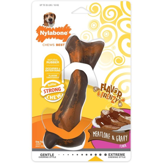 Nylabone Strong Bone Beef and Gravy Dog Chew Nylabone Strong Bone Beef and Gravy Dog Chew