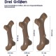 Petstages Chick-A-Bone - Hunde-Kauknoche - Kauspielzeug mit Hühnchengeschmack - Größe S
