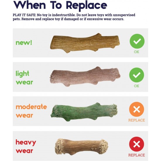 Petstages Dogwood - Hunde-Kauspielzeug - als Alternative zu Holzstöckchen - mit BBQ Geschmack - Größe XS Petstages Dogwood - Hunde-Kauspielzeug - als Alternative zu Holzstöckchen - mit BBQ Geschmack - Größe XS