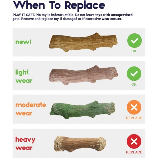 Petstages Dogwood - Hunde-Kauspielzeug - als Alternative zu Holzstöckchen - mit BBQ Geschmack - Größe XS Petstages Dogwood - Hunde-Kauspielzeug - als Alternative zu Holzstöckchen - mit BBQ Geschmack - Größe XS