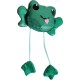 Petstages Toss 'N Dangle Frog - Katzenspielzeug mit Katzenminze - Frosch-Design