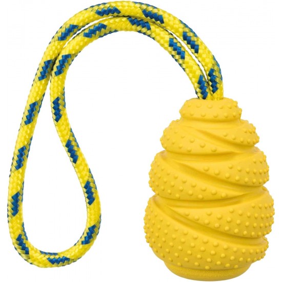 TRIXIE Jumper on Rope Floats Natural Rubber 9cm/30cm Lime TRIXIE Jumper on Rope Floats Natural Rubber 9cm/30cm Lime