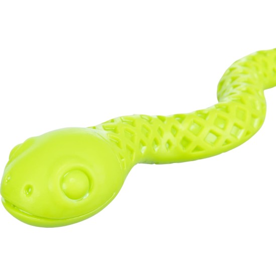 TRIXIE Silent Dog Toy Snack Snake, TPR 27 cm for Hiding Treats or Pastes - 34931 TRIXIE Silent Dog Toy Snack Snake, TPR 27 cm for Hiding Treats or Pastes - 34931