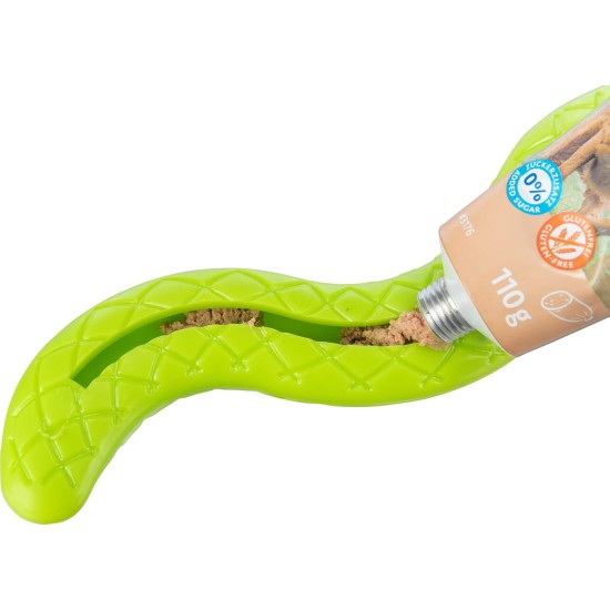 TRIXIE Silent Dog Toy Snack Snake, TPR 27 cm for Hiding Treats or Pastes - 34931 TRIXIE Silent Dog Toy Snack Snake, TPR 27 cm for Hiding Treats or Pastes - 34931
