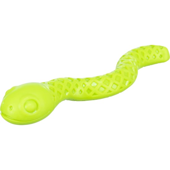 TRIXIE Silent Dog Toy Snack Snake, TPR 27 cm for Hiding Treats or Pastes - 34931 TRIXIE Silent Dog Toy Snack Snake, TPR 27 cm for Hiding Treats or Pastes - 34931