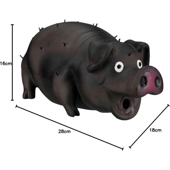 TRIXIE bristle pig with animal voice latex 21cm dog toy (assorted) TRIXIE bristle pig with animal voice latex 21cm dog toy (assorted)