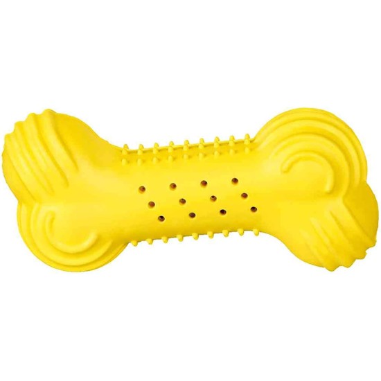 Trixie Cooling Natural Rubber Chew Bone, 11 cm, Pack of 4 Trixie Cooling Natural Rubber Chew Bone, 11 cm, Pack of 4
