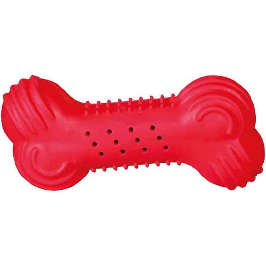 Trixie Cooling Natural Rubber Chew Bone, 11 cm, Pack of 4 Trixie Cooling Natural Rubber Chew Bone, 11 cm, Pack of 4