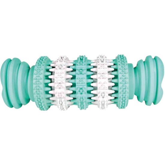 Trixie Denta Fun Natural Rubber Mint Flavour Bone, 15 cm, Pack of 4 Trixie Denta Fun Natural Rubber Mint Flavour Bone, 15 cm, Pack of 4