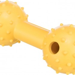 Trixie Natural Rubber Dumbbell with Bell for Dog, 12 cm Trixie Natural Rubber Dumbbell with Bell for Dog, 12 cm