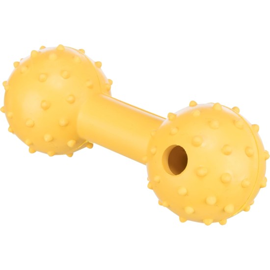 Trixie Natural Rubber Dumbbell with Bell for Dog, 12 cm Trixie Natural Rubber Dumbbell with Bell for Dog, 12 cm