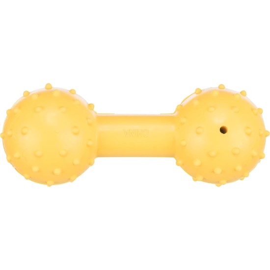 Trixie Natural Rubber Dumbbell with Bell for Dog, 12 cm Trixie Natural Rubber Dumbbell with Bell for Dog, 12 cm