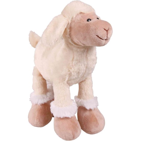 Trixie Soft White Squeaky Sheep Toy Dog Trixie Soft White Squeaky Sheep Toy Dog