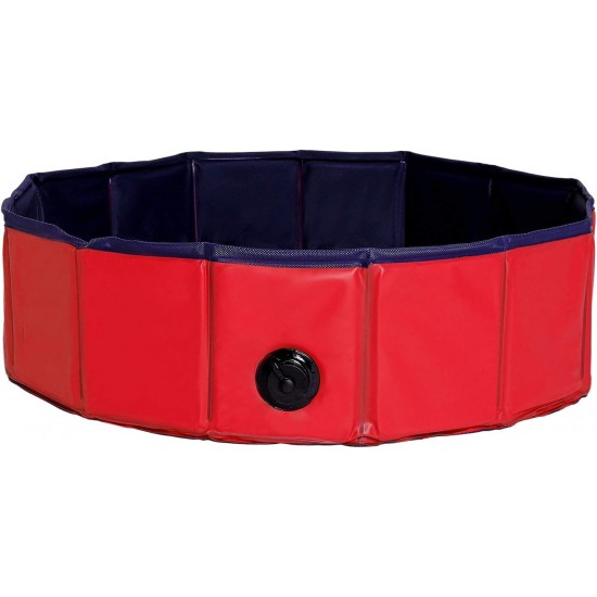 dibea PVC Dog Pool Swimming Pool for Dogs, Dog Bath, Water Pool for Dogs (Choice of Size), blue / red dibea PVC Dog Pool Swimming Pool for Dogs, Dog Bath, Water Pool for Dogs (Choice of Size), blue / red