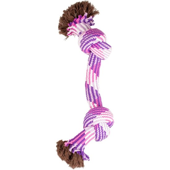 duvoplus, Premium Cotton Rope with Bow 47cm Toy - Dog duvoplus, Premium Cotton Rope with Bow 47cm Toy - Dog