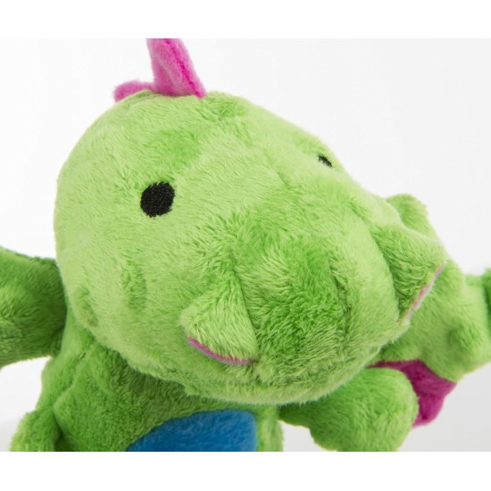goDog Bubble Plush Skinny Dragons Squeaky Plush Dog Toy, Chew Protection Technology, Green, Large goDog Bubble Plush Skinny Dragons Squeaky Plush Dog Toy, Chew Protection Technology, Green, Large