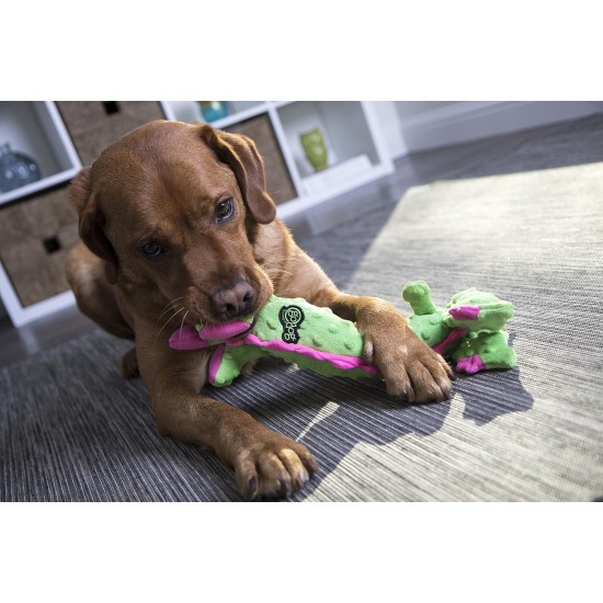goDog Bubble Plush Skinny Dragons Squeaky Plush Dog Toy, Chew Protection Technology, Green, Large goDog Bubble Plush Skinny Dragons Squeaky Plush Dog Toy, Chew Protection Technology, Green, Large