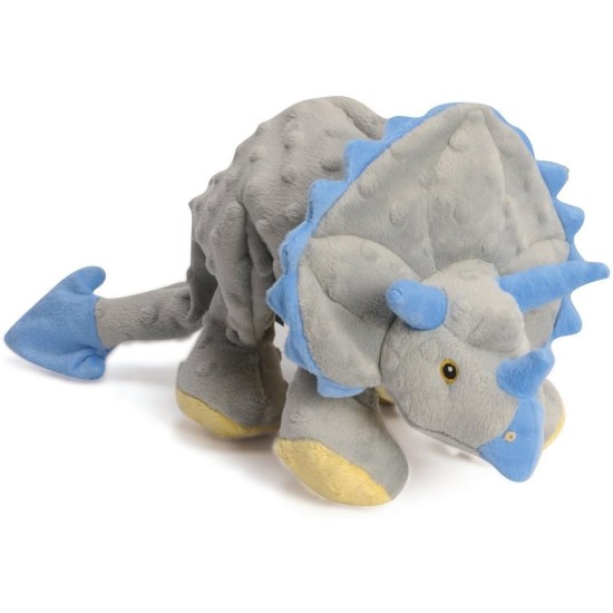 goDog Frills Dino with Chew Guard Technology, Gray