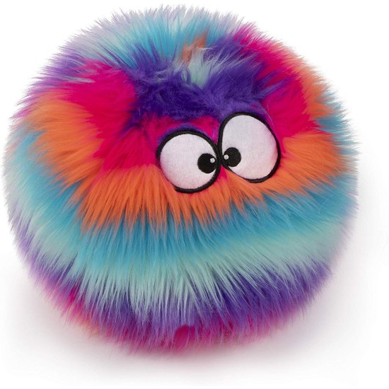 goDog Furballz Dog Toy, Squeaky Plush Ball, Chew Protection Technology, Rainbow, Large goDog Furballz Dog Toy, Squeaky Plush Ball, Chew Protection Technology, Rainbow, Large