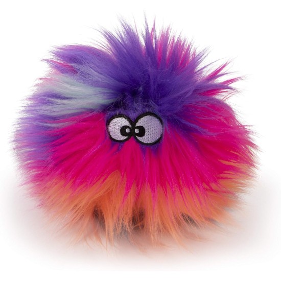 goDog Furballz Dog Toy, Squeaky Plush Ball, Chew Protection Technology, Rainbow, Large goDog Furballz Dog Toy, Squeaky Plush Ball, Chew Protection Technology, Rainbow, Large