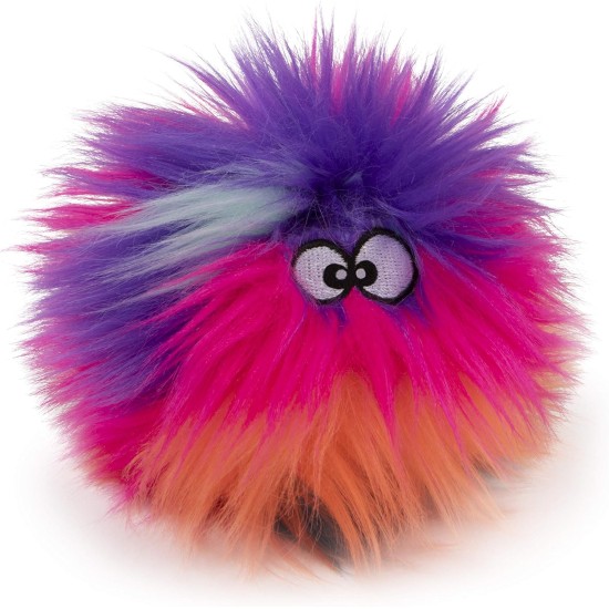 goDog Furballz Dog Toy, Squeaky Plush Ball, Chew Protection Technology, Rainbow, Large goDog Furballz Dog Toy, Squeaky Plush Ball, Chew Protection Technology, Rainbow, Large