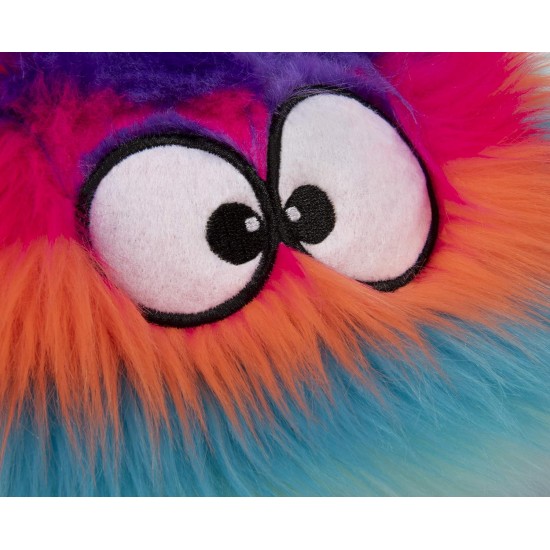 goDog Furballz Dog Toy, Squeaky Plush Ball, Chew Protection Technology, Rainbow, Large goDog Furballz Dog Toy, Squeaky Plush Ball, Chew Protection Technology, Rainbow, Large