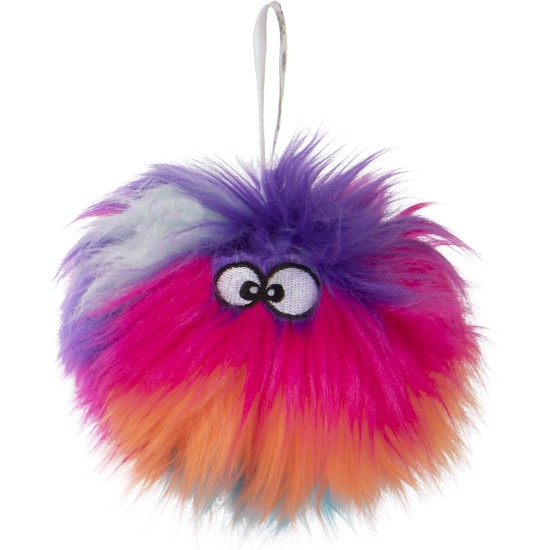 goDog Furballz Dog Toy, Squeaky Plush Ball, Chew Protection Technology, Rainbow, Large goDog Furballz Dog Toy, Squeaky Plush Ball, Chew Protection Technology, Rainbow, Large
