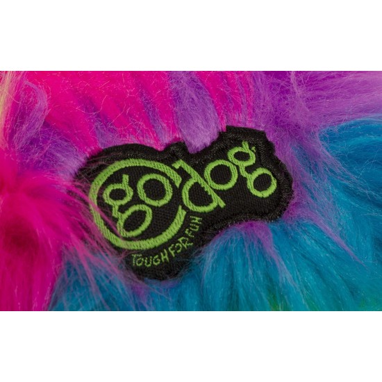 goDog Furballz Dog Toy, Squeaky Plush Ball, Chew Protection Technology, Rainbow, Large goDog Furballz Dog Toy, Squeaky Plush Ball, Chew Protection Technology, Rainbow, Large