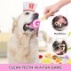 legend sandy Squeaky Toys for Dogs Cute Stuffed Plush Fruit Snacks and Vegetables Dog Toys for Puppy Small Medium Dogs Pets 14 Pack