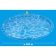 maxxpro Dog Pool and Cooling Mat - Diameter 100 cm - Dog Paddling Pool and Cooling Mat for Dogs - with Sprinklers - PVC - Blue