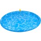 maxxpro Dog Pool and Cooling Mat - Diameter 100 cm - Dog Paddling Pool and Cooling Mat for Dogs - with Sprinklers - PVC - Blue