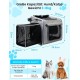 4-in-1 Dog Basket Bicycle, Expandable Dog Backpack up to 8 kg, Robust Bicycle Basket Dog with Cushion, Front Dog Bicycle Basket, Cat Backpack, Large Cats Shoulder Bag, Car Seat, Grey 4-in-1 Dog Basket Bicycle, Expandable Dog Backpack up to 8 kg, Robust Bicycle Basket Dog with Cushion, Front Dog Bicycle Basket, Cat Backpack, Large Cats Shoulder Bag, Car Seat, Grey