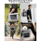 4-in-1 Dog Basket Bicycle, Expandable Dog Backpack up to 8 kg, Robust Bicycle Basket Dog with Cushion, Front Dog Bicycle Basket, Cat Backpack, Large Cats Shoulder Bag, Car Seat, Grey 4-in-1 Dog Basket Bicycle, Expandable Dog Backpack up to 8 kg, Robust Bicycle Basket Dog with Cushion, Front Dog Bicycle Basket, Cat Backpack, Large Cats Shoulder Bag, Car Seat, Grey