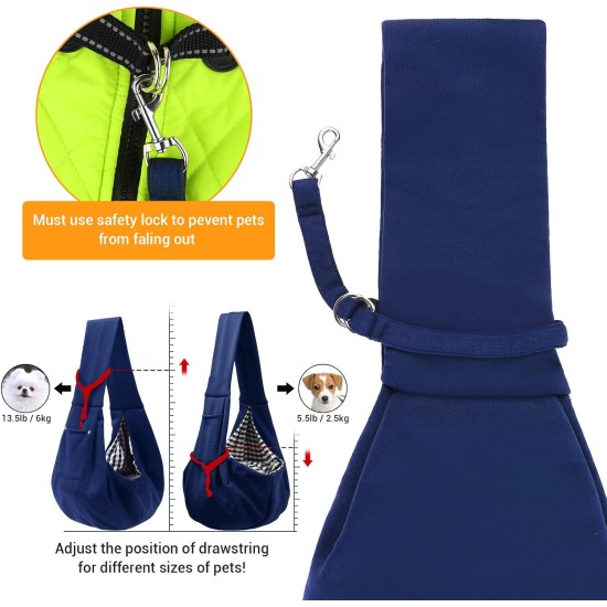 6 kg Dog Carry Bag, Portable Adjustable Dog Carrier for Dogs, Hands-Free Dog Bag, Breathable Transport Bag for Outdoor Walking Activities and Excursions (Black) 6 kg Dog Carry Bag, Portable Adjustable Dog Carrier for Dogs, Hands-Free Dog Bag, Breathable Transport Bag for Outdoor Walking Activities and Excursions (Black)